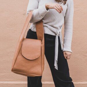 NWOT Leather Shoulder Bag